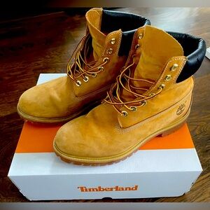 Timberland Classic 6 inch waterproof boot in Wheat color, men’s